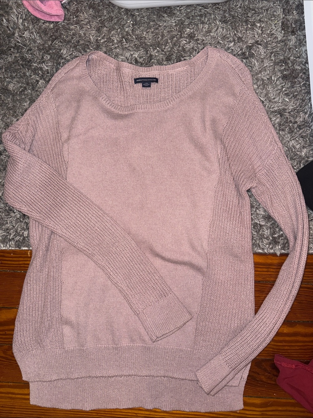 American Eagle Outfitters Blush Scoop Neck Sweater